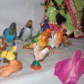Colourful display of dolls for Bommala Koluvu, one of the Dasara traditions