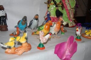 Dasara Traditions in the Telugu States: Bommala Koluvu, Ayudha Puja, and Jammi Leaves 13 Colourful display of dolls for Bommala Koluvu, one of the Dasara traditions