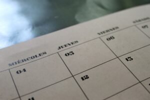 Days of the Week, Months, and Seasons in Telugu (With Pronunciation) 7 Calendar pages on a desk, illustrating the days of the week and months in Telugu
