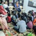 Children learning together at home, showing easy ways to teach Telugu to kids