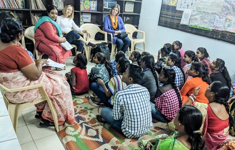 Children learning together at home, showing easy ways to teach Telugu to kids