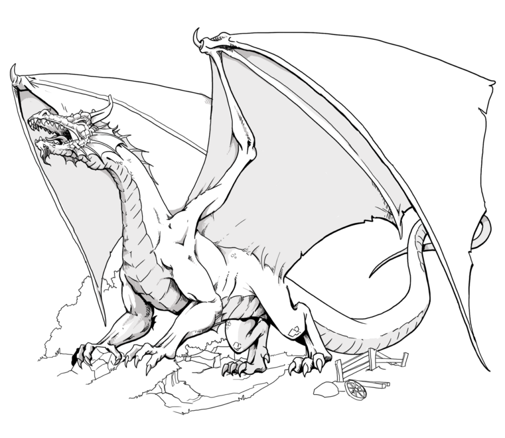 O dragão com soluço – História engraçada